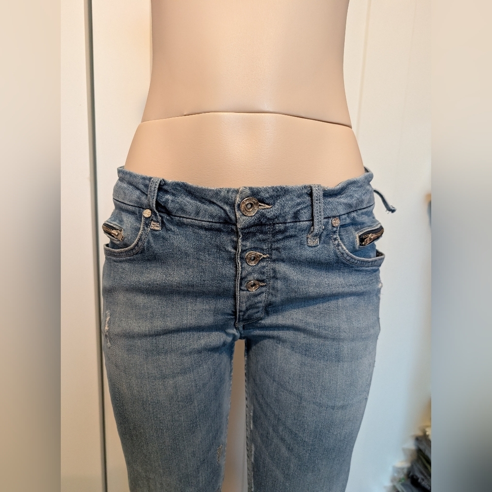 - Pieszak Tailored Blue Denim Jeans Size 32